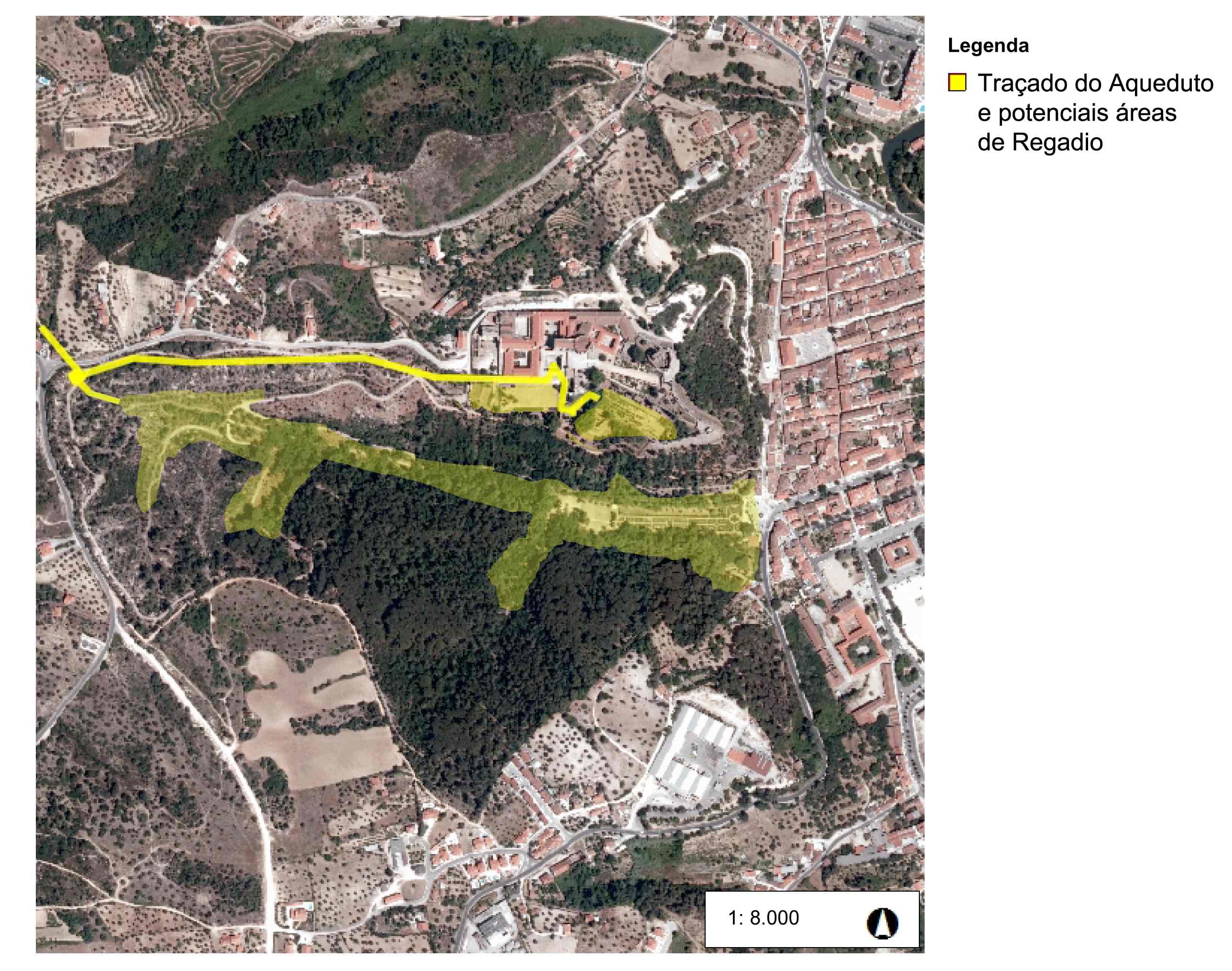 Aqueduct and irrigation of the fence